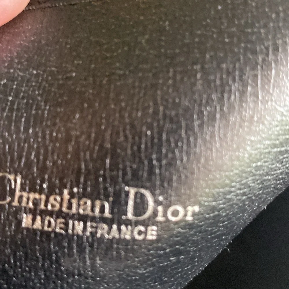 Dior Black Vintage Monogram Clutch and Keyholder EUC - Picture 5 of 16